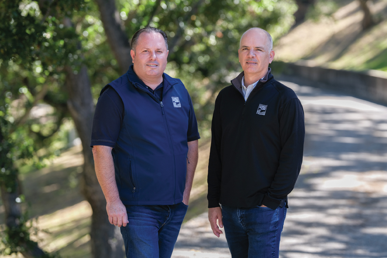 Brian Church and Jeff Church lead Church Brothers Farms with the same values their dad and uncle started the company with in 1999