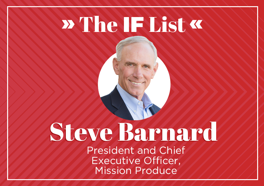 The If List Steve Barnard, President and Chief Executive Officer